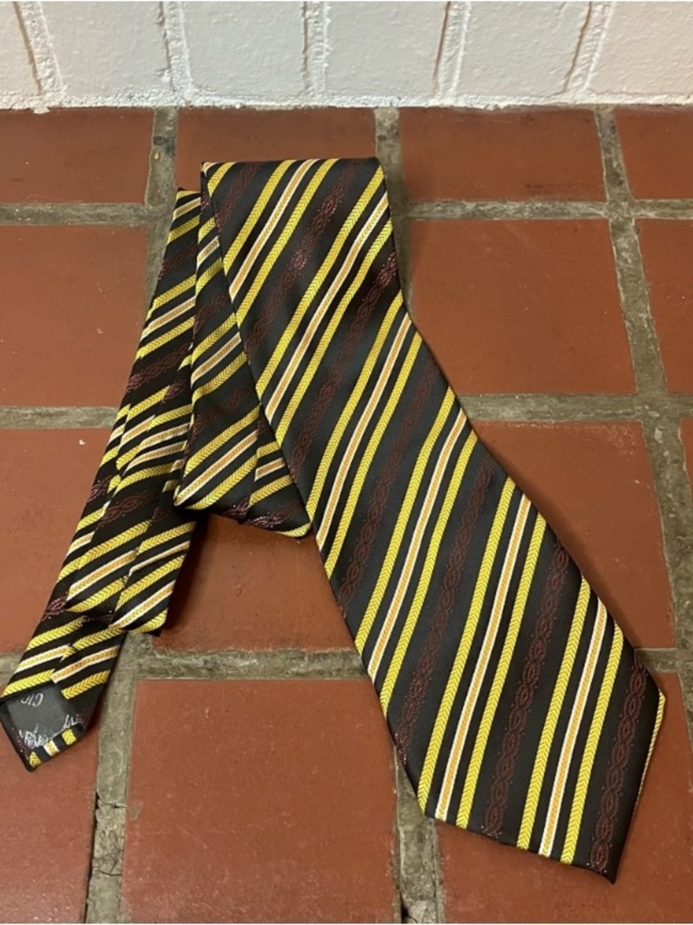 Giorgio Armani striped silk tie